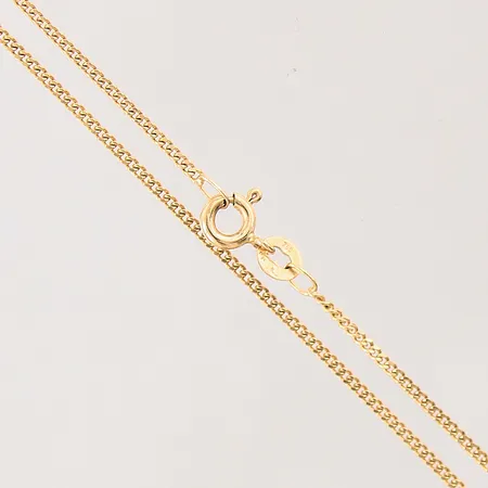 Kedja Pansar, längd 40cm, bredd 1,4mm, 18K  Vikt: 3,1 g