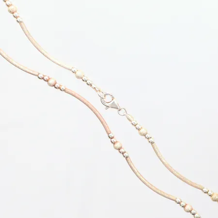 Collier silver 925/1000, längd 42,5cm   Vikt: 11 g