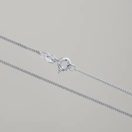 Halskedja pansar, längd 42 cm, 18K Vikt: 2,5 g