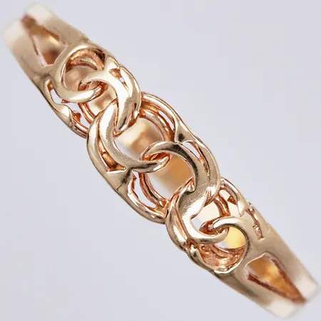 Ring bismarck, Bronsil AB, stl: 16½, bredd: ca 2-3mm, 18K Vikt: 0,9 g