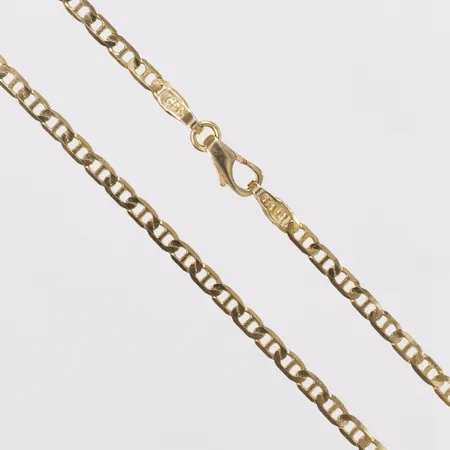 Kedja, längd 49,5cm, bredd 3mm, 14K Vikt: 7,3 g