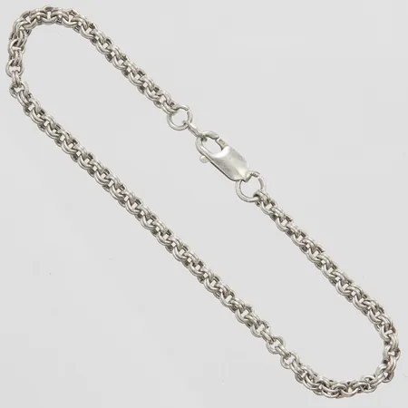 Armband, längd ca 18,5cm, bredd 3mm, 925/1000 silver Vikt: 5,3 g