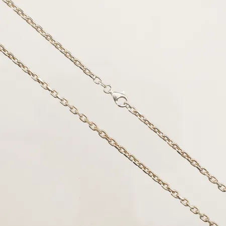 Kedja Ankar, längd 50cm, bredd 3,2mm, 925/1000 silver Vikt: 13,9 g