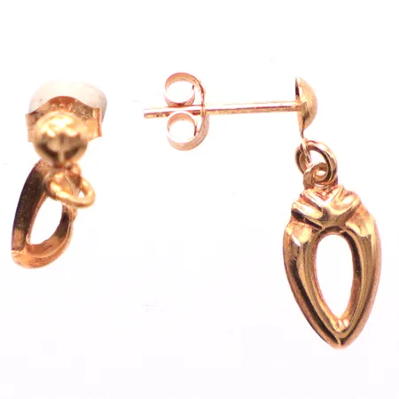 Ett par örhängen, 1,7cm, 18k  Vikt: 0,7 g