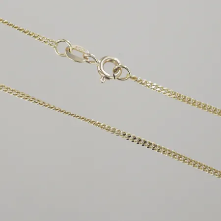 Halskedja pansar, längd 45 cm, bredd 1,5 mm, 18K Vikt: 4,4 g