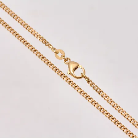 Kedja i 18K guld, 50cm, Pansar, bredd 2,3mm, vikt 10,24g.