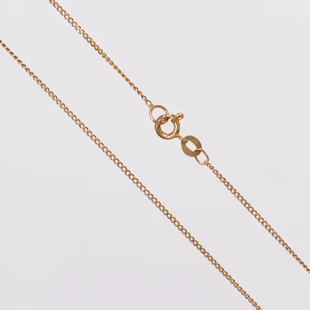 Kedja, Pansar, längd 47cm, bredd 1,1mm, 18K Vikt: 2,4 g