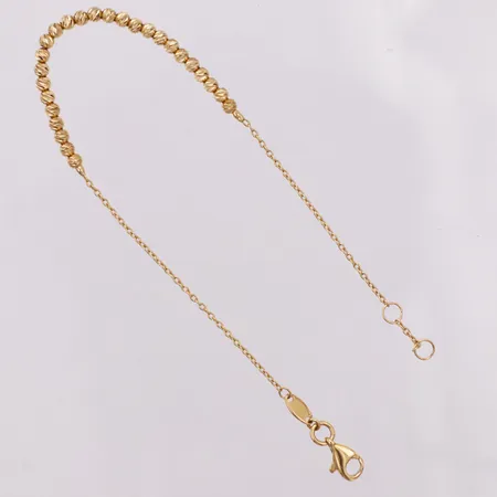 Armband, Ankar, kulor, längd 17,5/18,5cm, bredd 1-2,5mm,  Guldfynd, 18K Vikt: 2,6 g