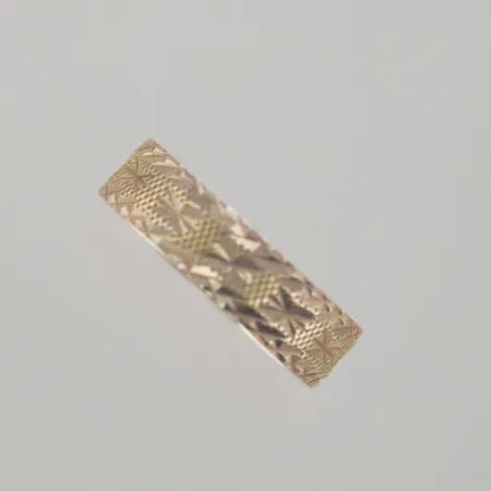 Ring, Ø 22 mm, bredd 6 mm, 14K Vikt: 2,3 g