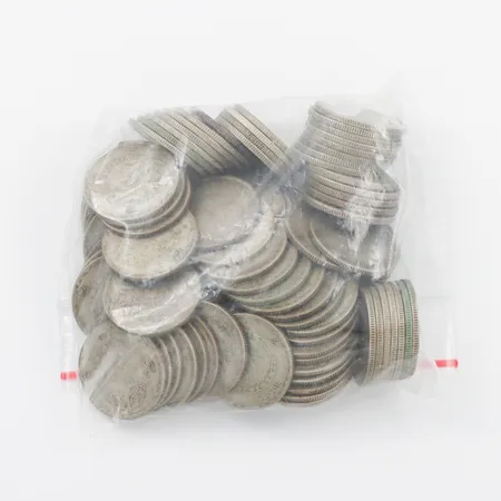 Mynt 86 st 1 kronor 1942-1968. Vikt: 0 g