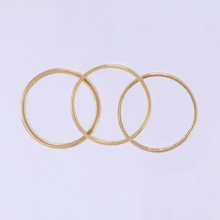 Tre ringar, gravyr, 18K Vikt: 10,4 g