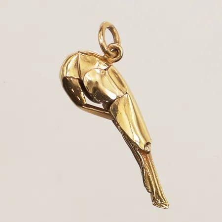 Hänge räka, längd 24mm, bredd 9mm, 18K Vikt: 1,6 g