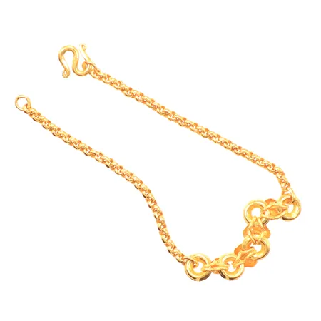 Armband, längd 15cm, ¼ Baht, Thaiguld, 23K Vikt: 3,8 g