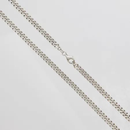 Kedja Pansar, längd ca 47,5cm, bredd 5,5mm, 925/1000 silver Vikt: 37,2 g