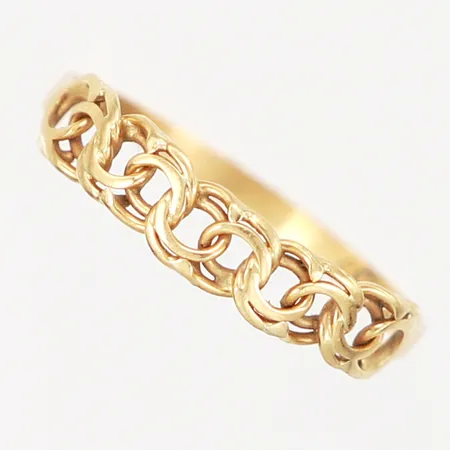 Ring Bismarck, stl 16¾, bredd: 1,5-4mm, 18K Vikt: 1 g