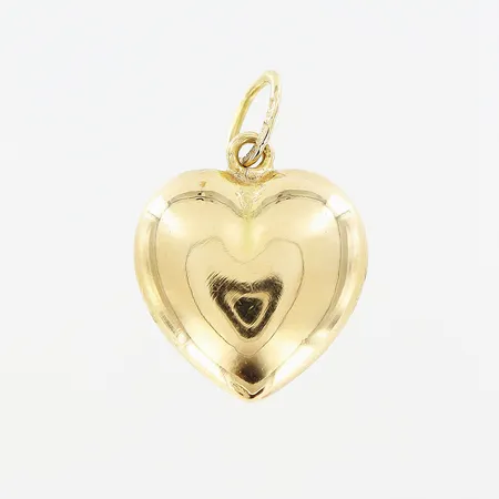 Hänge, hjärta, 20x14mm, 14K Vikt: 1 g