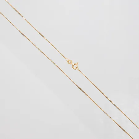 Kedja Venezia, längd ca 41,8cm, bredd 0,7mm, 18K Vikt: 2,6 g