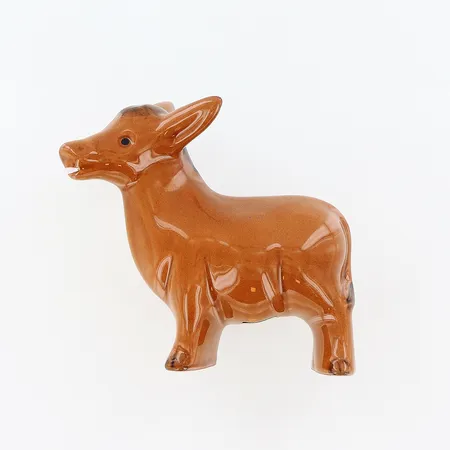 Figurin Rolf Berg, Åsna, 9x9cm, keramik. Skickas med paket.