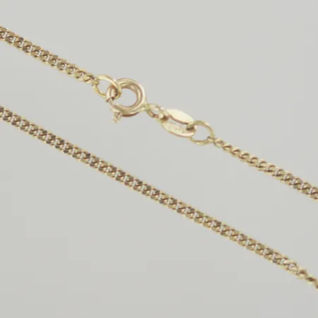 Halskedja pansar, längd 45,5 cm, bredd 1,7 mm, 18K Vikt: 5,4 g