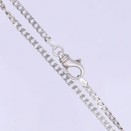 Halskedja pansar, 50,5cm, bredd 3mm, silver 925/1000  Vikt: 9 g