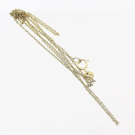 Kedja, Ankar, defekt, 14K.  Vikt: 1,1 g