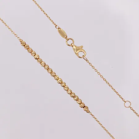 Collier, Ankar, kulor, längd 42/45cm, bredd 1-2,5mm, Guldfynd, 18K Vikt: 3,1 g