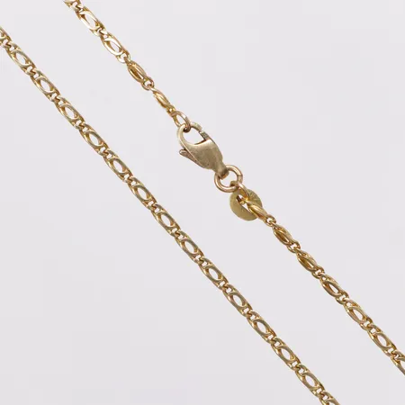 Kedja, Figaro, längd 49,5cm, bredd 2mm, 14K Vikt: 7,1 g