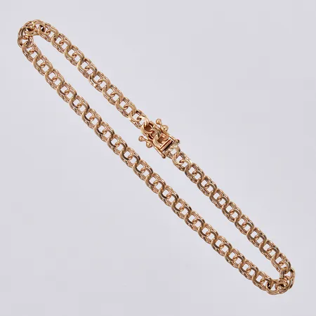 Armband bismarck, längd: ca 18,8cm, bredd: ca 4mm, Golden Fingers I Stockholm Ab, 18K Vikt: 5,4 g