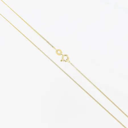 Kedja Pansar, 42cm, bredd 1mm, 18K Vikt: 2,1 g