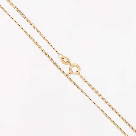Kedja, Pansar, längd 45cm, bredd 1mm, 18K Vikt: 3 g