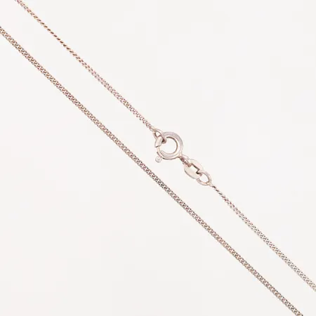 Kedja Pansar, 50cm, bredd: 1mm, silver 925/1000 Vikt: 2,1 g