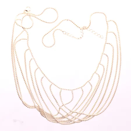 Collier silver 925/1000, 43cm Vikt: 11,4 g