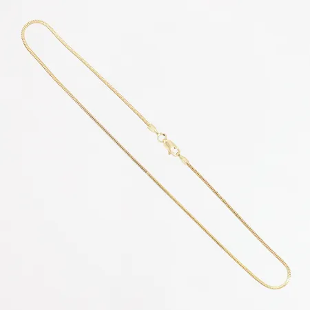 Kedja Ormlänk, 28,5cm, bredd: 1mm, Midas, 14K  Vikt: 2,4 g