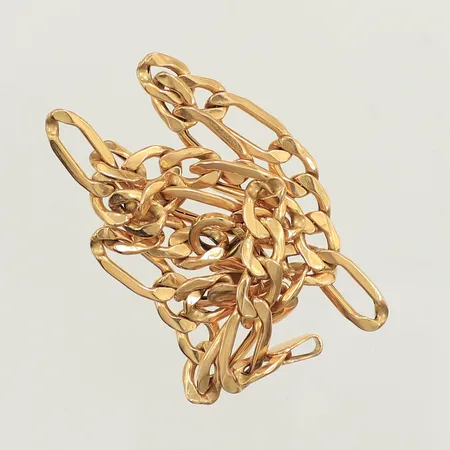 Armband Figaro, defekt, av, 18K  Vikt: 4,5 g