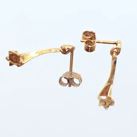 Ett par örhängen, silver 925/1000, 2cm  Vikt: 1,6 g