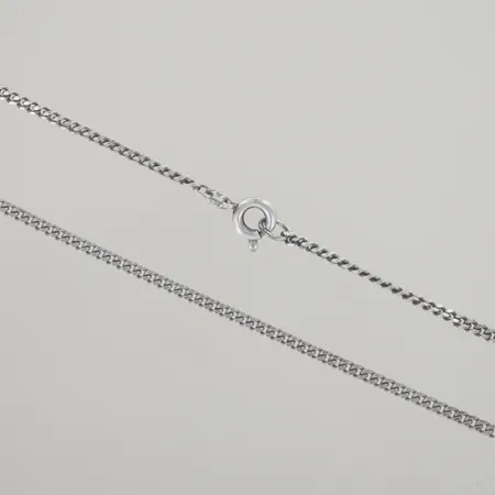 Halskedja pansar, längd 50 cm, bredd 1,7 mm, silver 925/1000 Vikt: 5,6 g