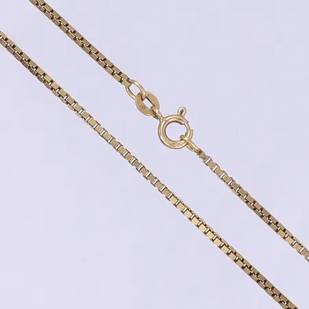 Halskedja Venezia, Balestra, 69,5cm, bredd 1mm, 18K  Vikt: 12,2 g