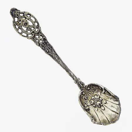 Strösked 110mm, silver 830/1000.  Vikt: 12,8 g