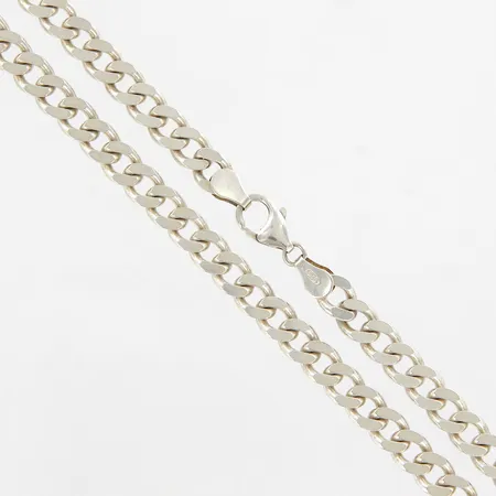 Kedja gles Pansar, 51cm, bredd: 6,5mm, silver 925/1000 Vikt: 39 g