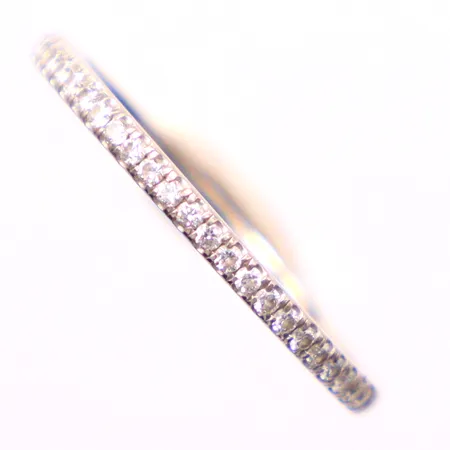 Ring vitguld, Ø20¼, diamanter 23x ca. 0,001, Guldfynd, 18K Vikt: 2,9 g