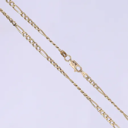 Halskedja Figaro, Balestra,  längd 46cm, bredd 3mm, 18K Vikt: 5,3 g