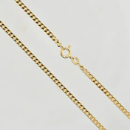 Kedja Pansar, längd 45 cm, bredd 3 mm, 18K. Vikt: 12,2 g