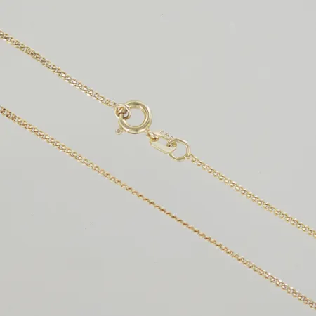 Halskedja pansar, längd 50 cm, bredd 1,3 mm, bijouteri