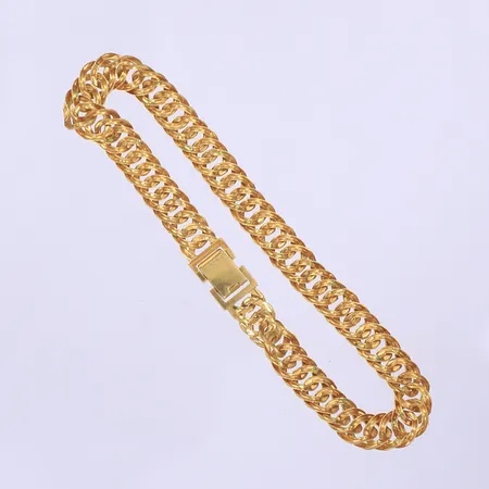 Armband, 20m, bredd 8mm, bucklig, 22K Vikt: 13,5 g