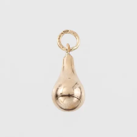 Hänge " Droppe" ihålig, höjd 14mm, 18k Vikt: 0,7 g
