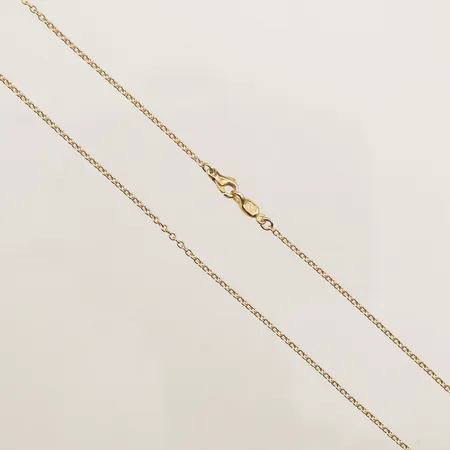 Kedja Ankar, längd 52cm, bredd 1,5mm, 18K  Vikt: 4,5 g