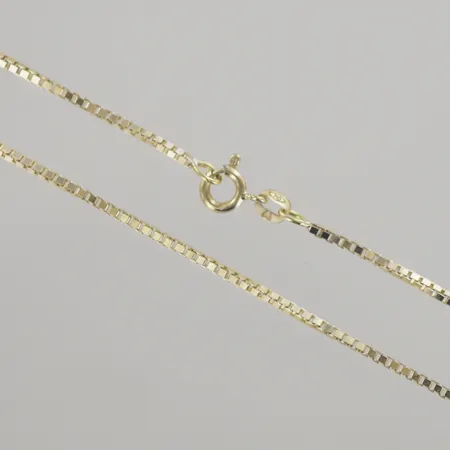 Halskedja venezia, längd 41,5 cm, bredd 1,3 mm, 18K Vikt: 6,7 g