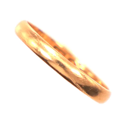 Ring, Ø19¾, gravyr, 18K Vikt: 3 g