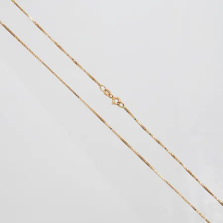 Kedja Venezia, längd ca 45,2cm, bredd 1mm, 18K Vikt: 4,6 g