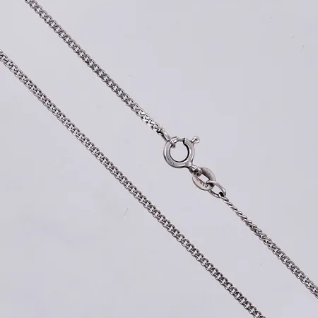 Kedja pansar längd ca 37cm, bredd ca 1mm, 835/1000 silver Vikt: 2,3 g